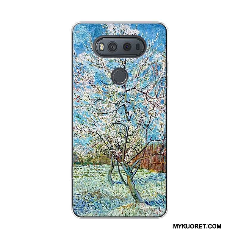 Kuori Lg V20 Monivärinen Trendi Öljyvärimaalaus, Kotelo Lg V20 Laukut Muokata Tähtitaivas