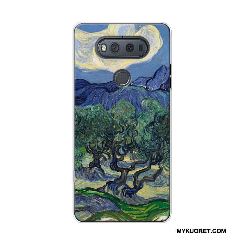 Kuori Lg V20 Monivärinen Trendi Öljyvärimaalaus, Kotelo Lg V20 Laukut Muokata Tähtitaivas