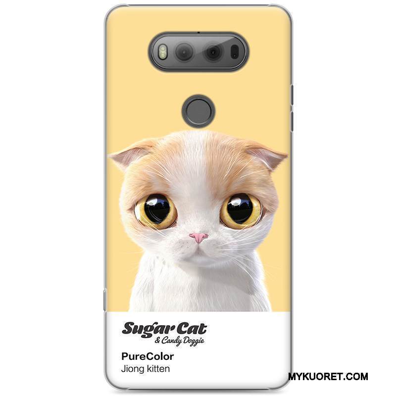 Kuori Lg V20 Sarjakuva Kova Trendi, Kotelo Lg V20 Maalaus Yksinkertainen Keltainen