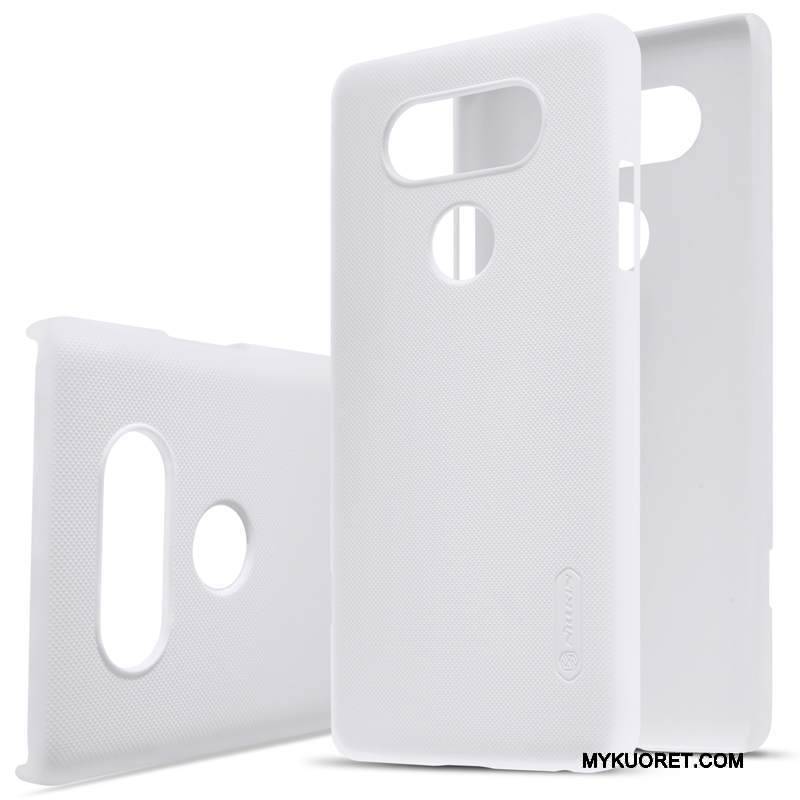 Kuori Lg V20 Suojaus Kulta Murtumaton, Kotelo Lg V20 Pesty Suede Kalvo