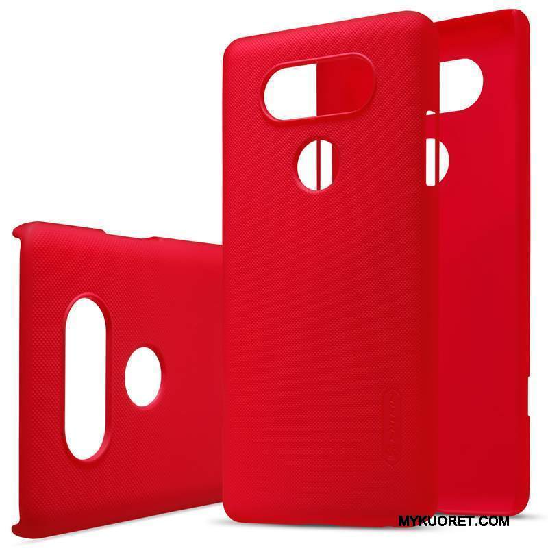 Kuori Lg V20 Suojaus Kulta Murtumaton, Kotelo Lg V20 Pesty Suede Kalvo