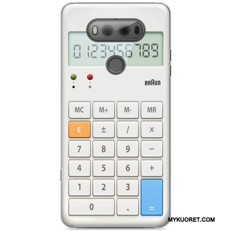 Kuori Lg V20 Suojaus Murtumaton Puhelimen Kuoret, Kotelo Lg V20 Maalaus Punainen Kova