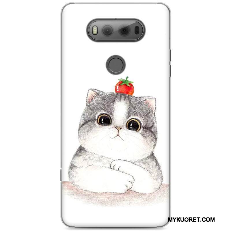 Kuori Lg V20 Suojaus Murtumaton Puhelimen Kuoret, Kotelo Lg V20 Maalaus Punainen Kova