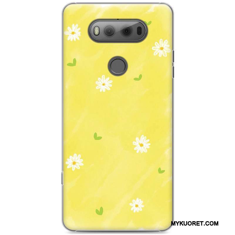 Kuori Lg V20 Suojaus Murtumaton Puhelimen Kuoret, Kotelo Lg V20 Maalaus Punainen Kova