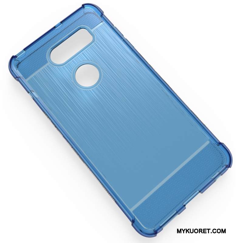 Kuori Lg V30 Laukut Harmaa Johdin, Kotelo Lg V30 Pehmeä Neste Murtumaton Vaalean