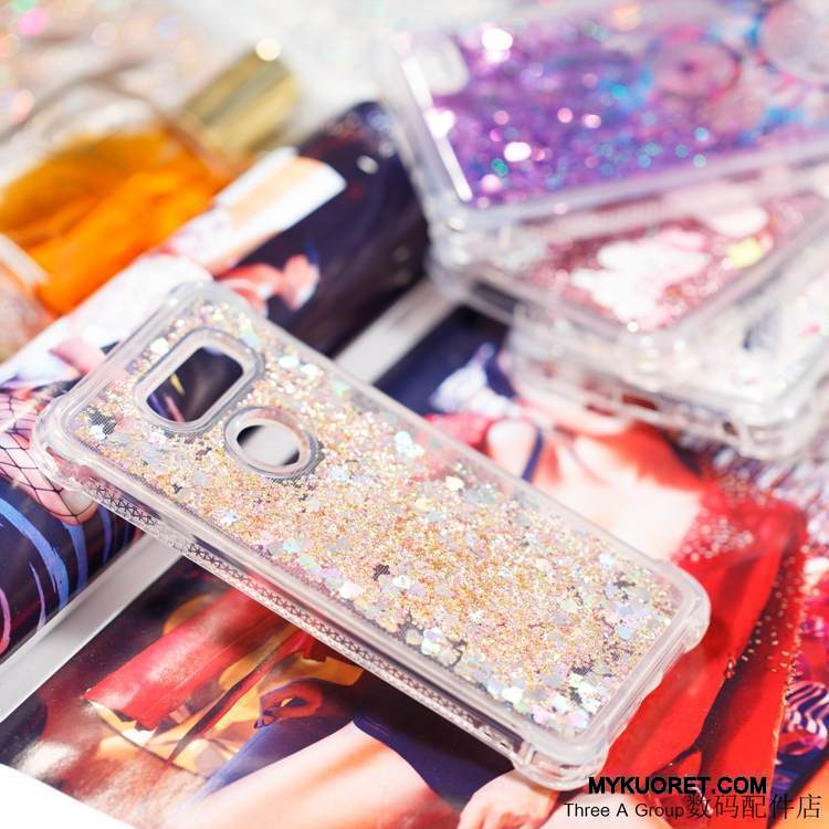 Kuori Lg V30 Laukut Trendi Violetti, Kotelo Lg V30 Pehmeä Neste Juoksuhiekka Rakastunut