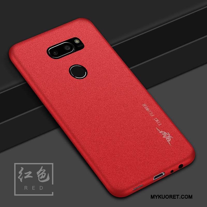 Kuori Lg V30 Laukut 说 Pesty Suede, Kotelo Lg V30 Suojaus Puhelimen Kuoret Murtumaton