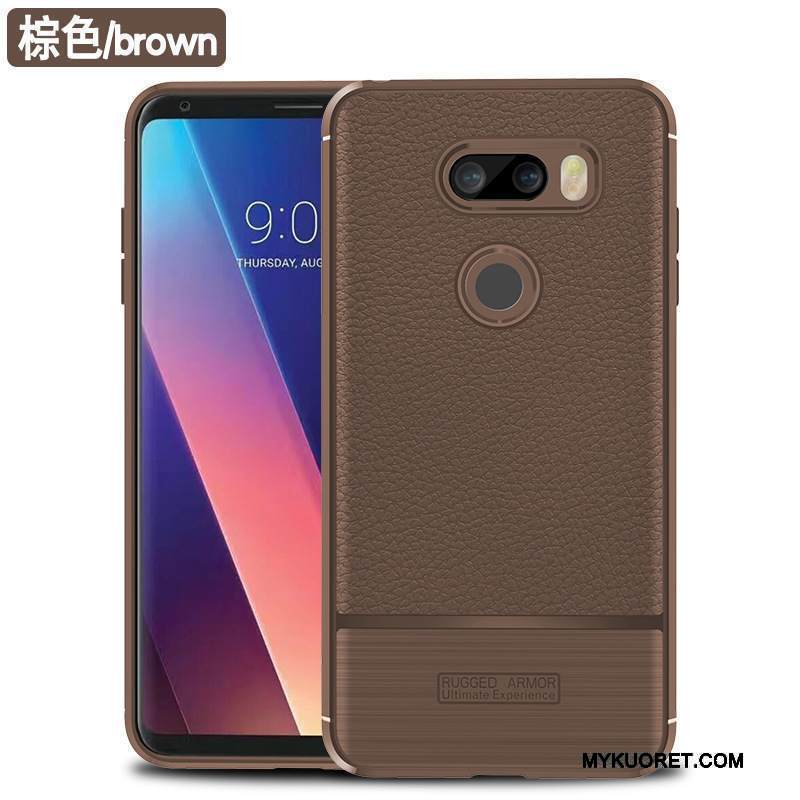 Kuori Lg V30 Luova Musta Puhelimen Kuoret, Kotelo Lg V30 Silikoni Murtumaton Persoonallisuus