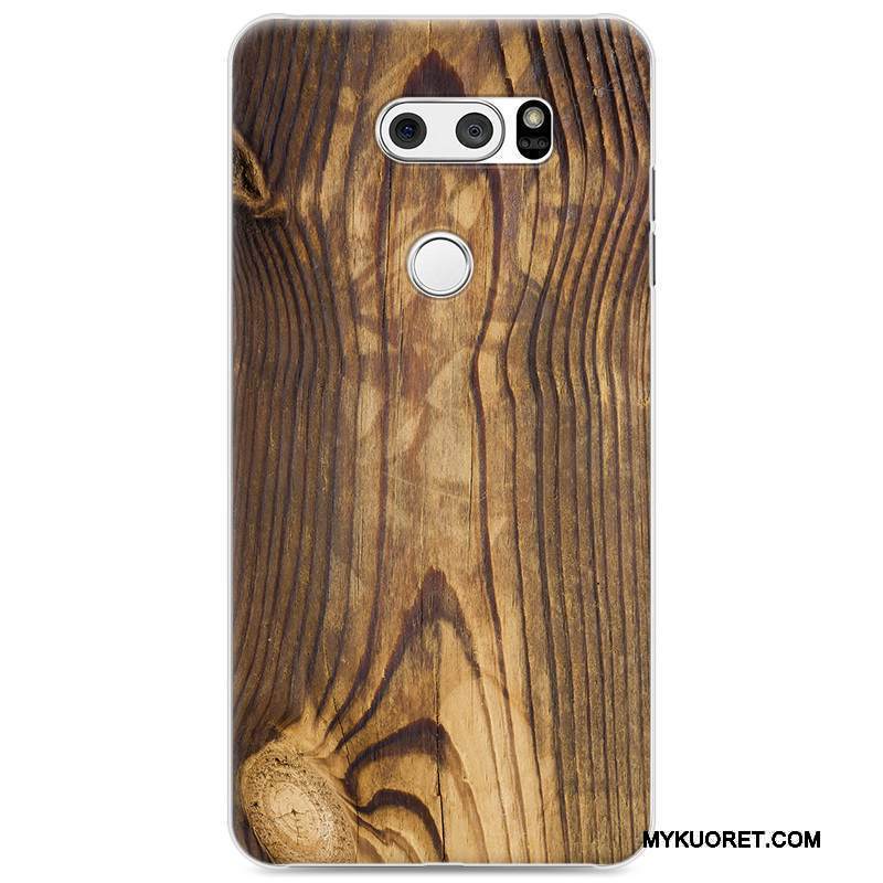 Kuori Lg V30 Maalaus Kova Murtumaton, Kotelo Lg V30 Luova Puhelimen Kuoret Valkoinen