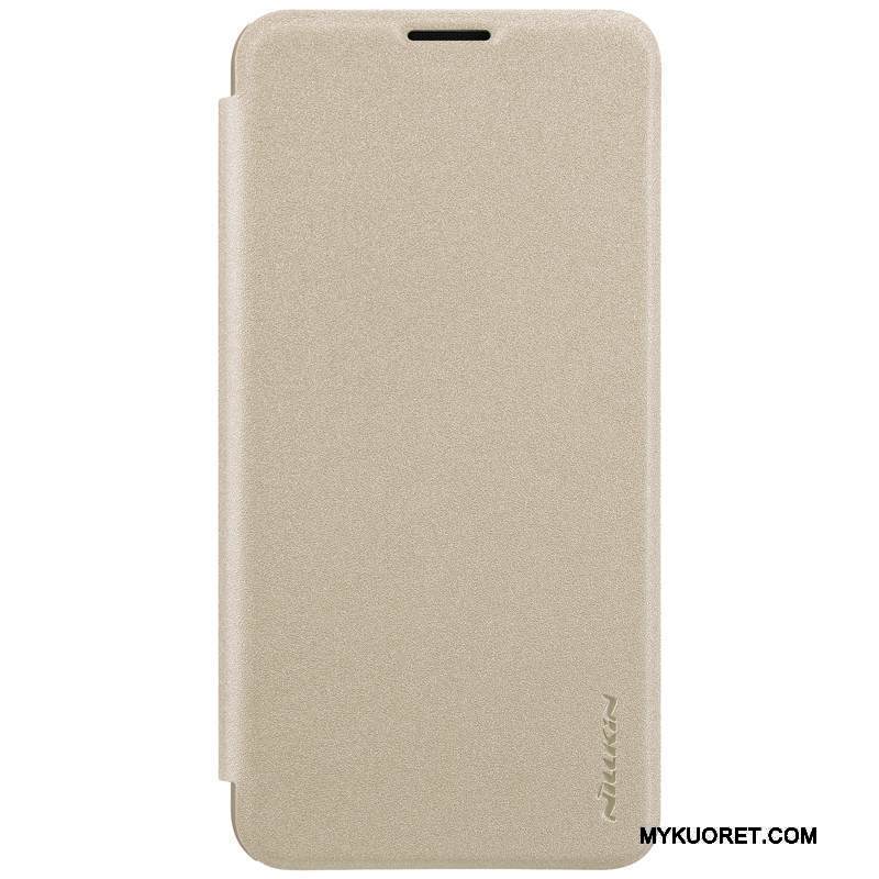 Kuori Lg V30 Nahka Punainen Pesty Suede, Kotelo Lg V30 Kuoret Kulta Murtumaton