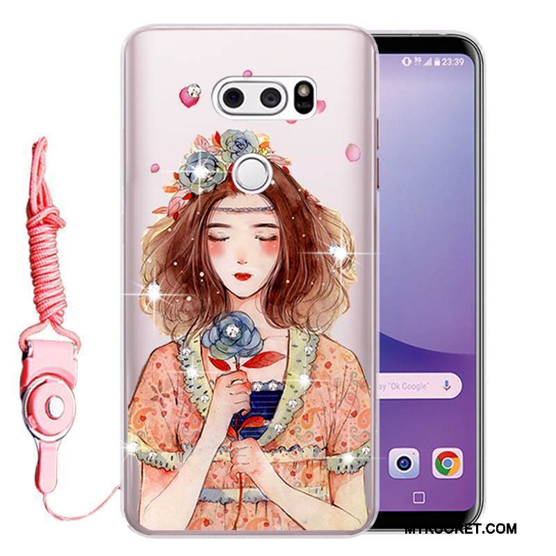 Kuori Lg V30 Pehmeä Neste Jauhe Puhelimen Kuoret, Kotelo Lg V30 Silikoni Murtumaton