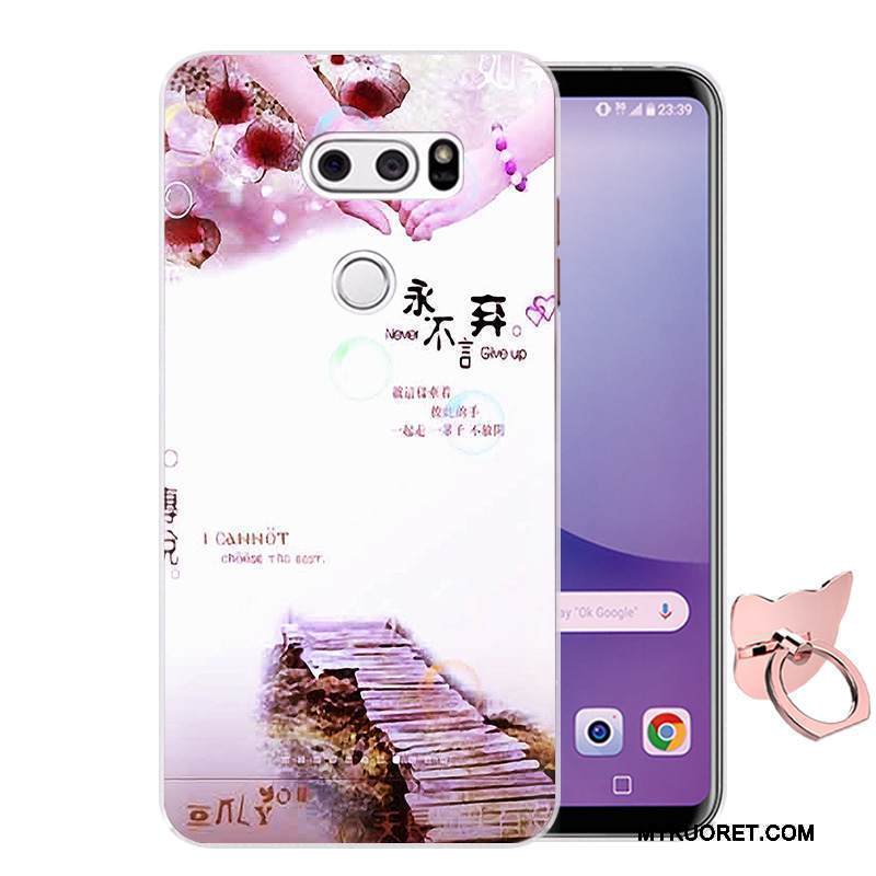 Kuori Lg V30 Pehmeä Neste Sininen Puhelimen Kuoret, Kotelo Lg V30 Sarjakuva Murtumaton