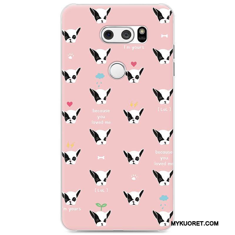 Kuori Lg V30 Sarjakuva Ihana Violetti, Kotelo Lg V30 Suojaus Puhelimen Kuoret Trendi