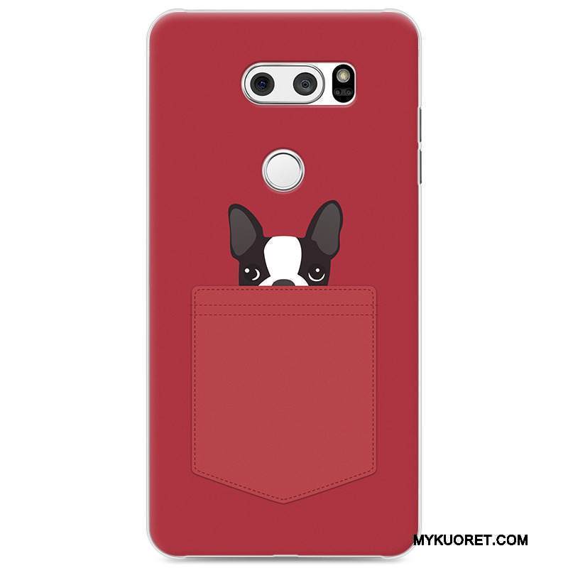 Kuori Lg V30 Sarjakuva Ihana Violetti, Kotelo Lg V30 Suojaus Puhelimen Kuoret Trendi