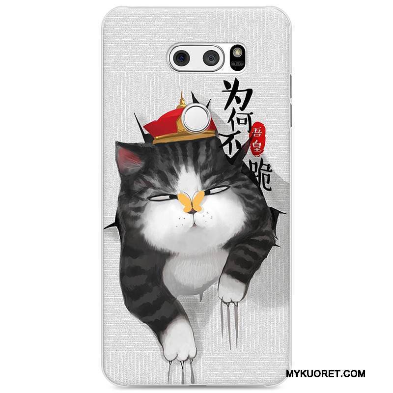 Kuori Lg V30 Sarjakuva Ihana Violetti, Kotelo Lg V30 Suojaus Puhelimen Kuoret Trendi