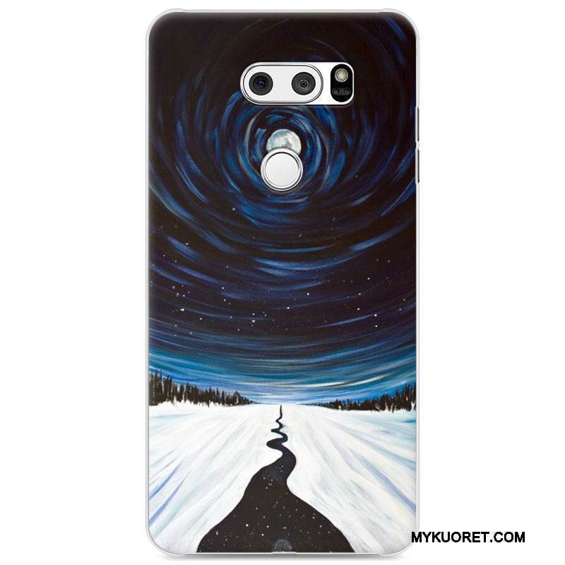 Kuori Lg V30 Sarjakuva Ihana Violetti, Kotelo Lg V30 Suojaus Puhelimen Kuoret Trendi