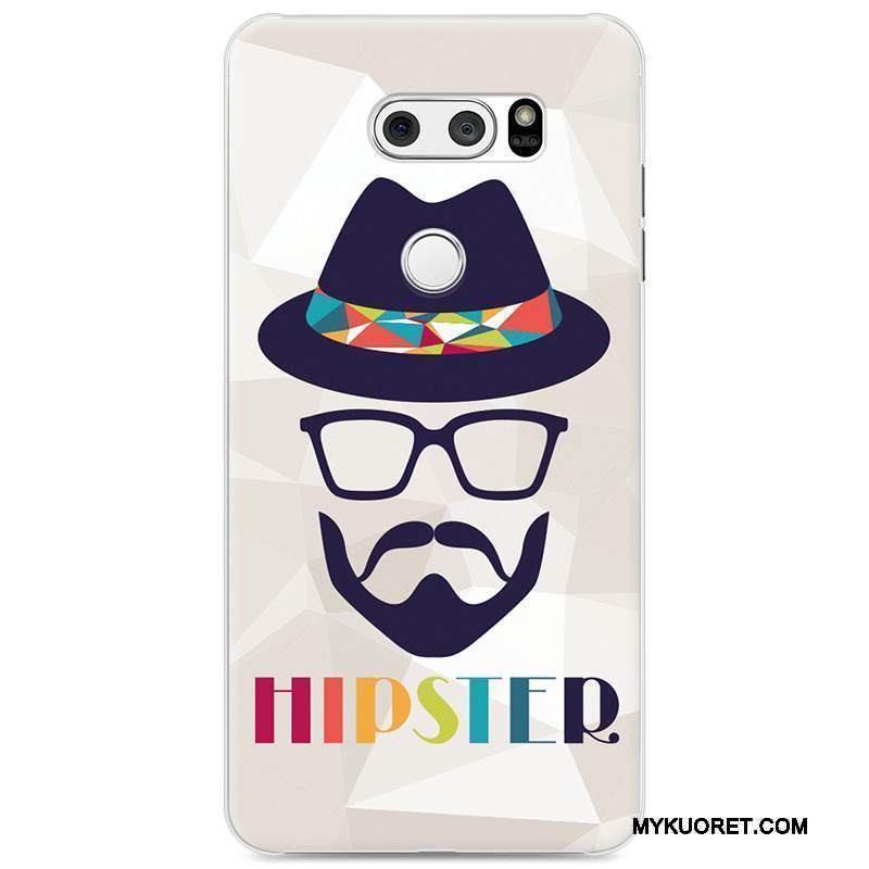 Kuori Lg V30 Sarjakuva Ihana Violetti, Kotelo Lg V30 Suojaus Puhelimen Kuoret Trendi