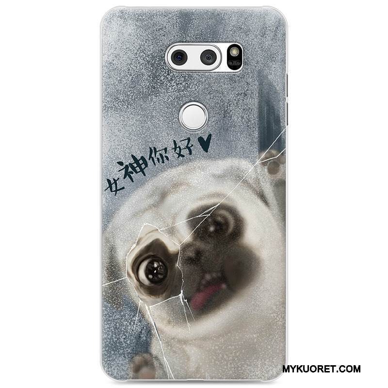 Kuori Lg V30 Sarjakuva Ihana Violetti, Kotelo Lg V30 Suojaus Puhelimen Kuoret Trendi