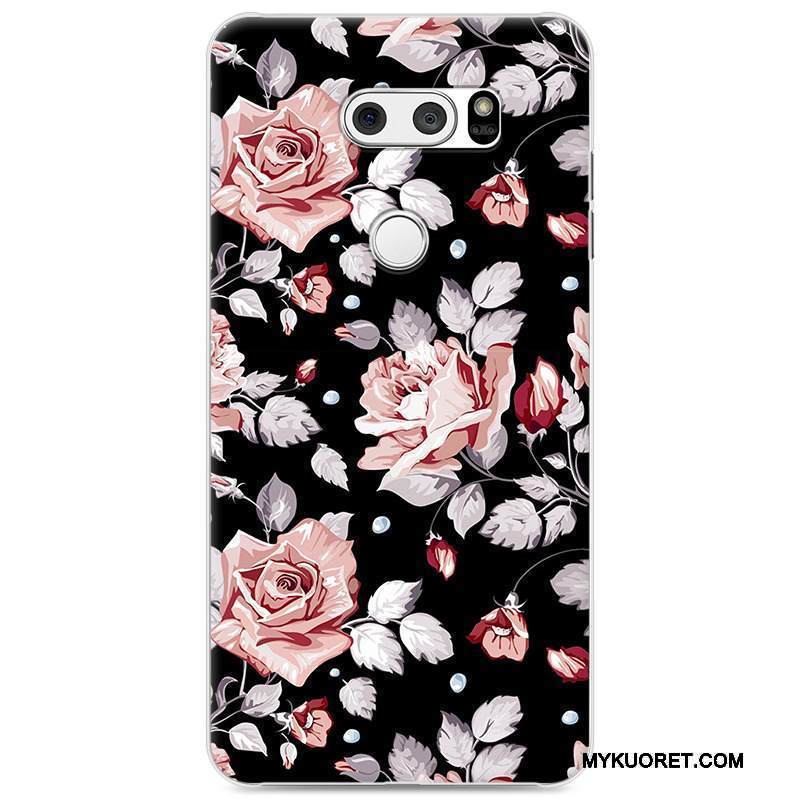 Kuori Lg V30 Sarjakuva Ihana Violetti, Kotelo Lg V30 Suojaus Puhelimen Kuoret Trendi