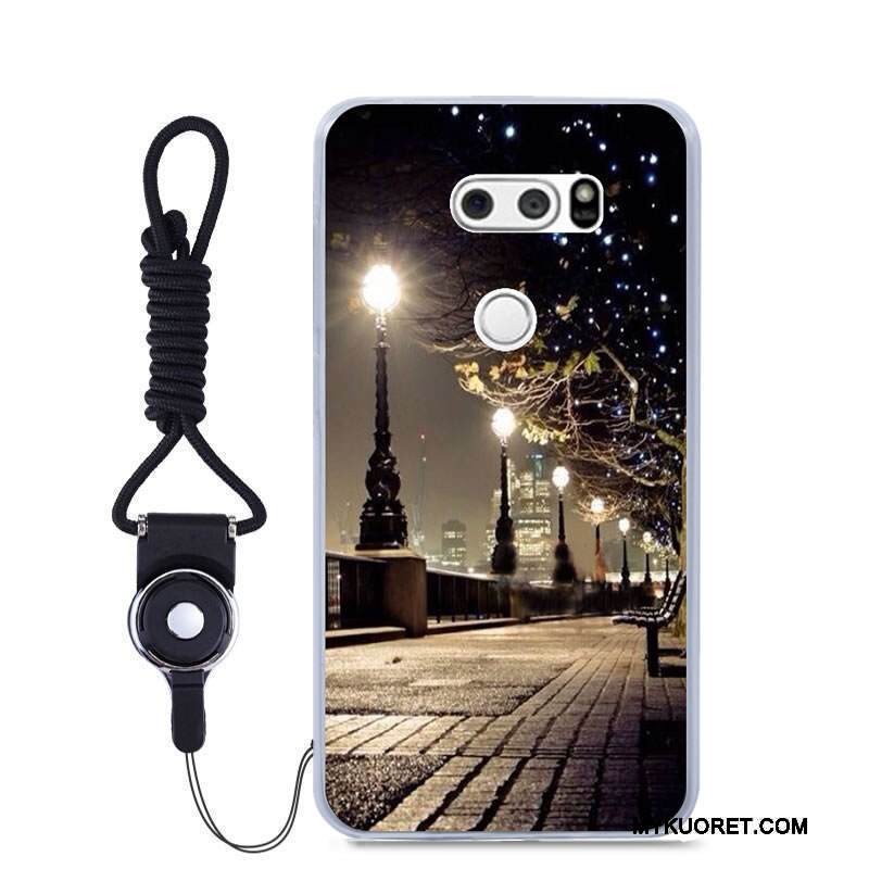 Kuori Lg V30 Sarjakuva Puhelimen Kuoret Väriset, Kotelo Lg V30 Laukut Murtumaton Trendi