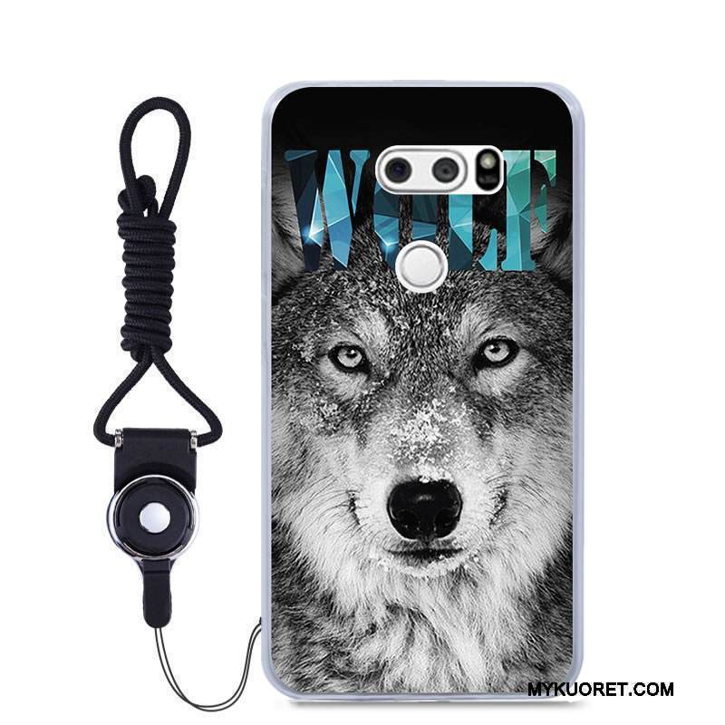 Kuori Lg V30 Sarjakuva Puhelimen Kuoret Väriset, Kotelo Lg V30 Laukut Murtumaton Trendi