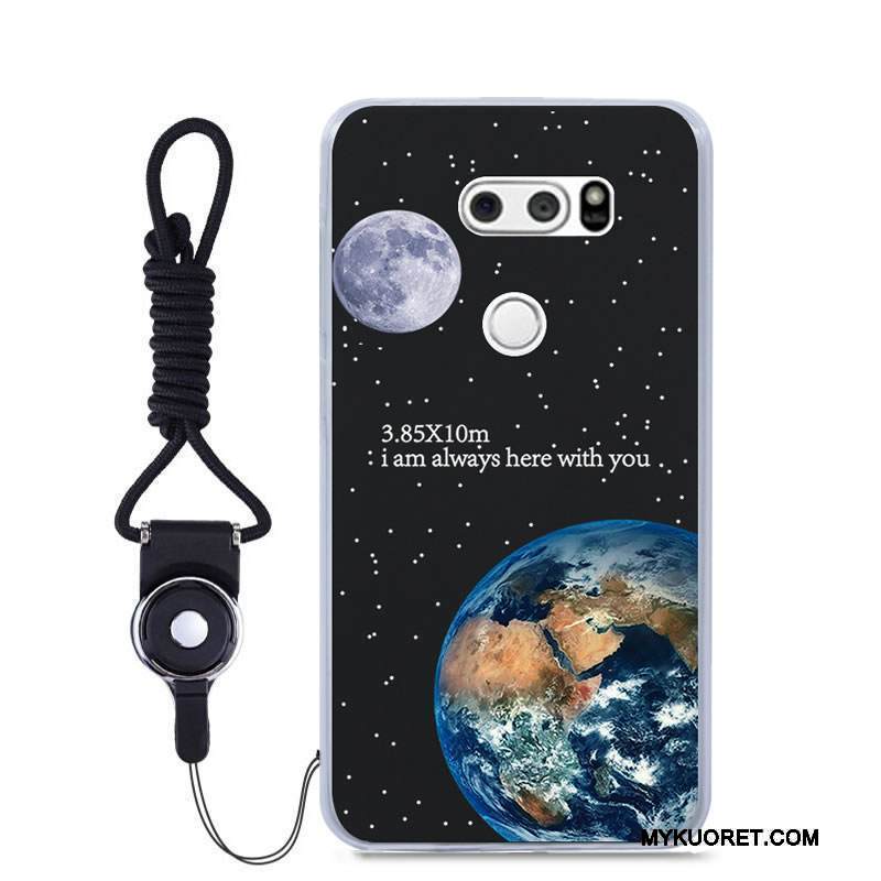 Kuori Lg V30 Sarjakuva Puhelimen Kuoret Väriset, Kotelo Lg V30 Laukut Murtumaton Trendi