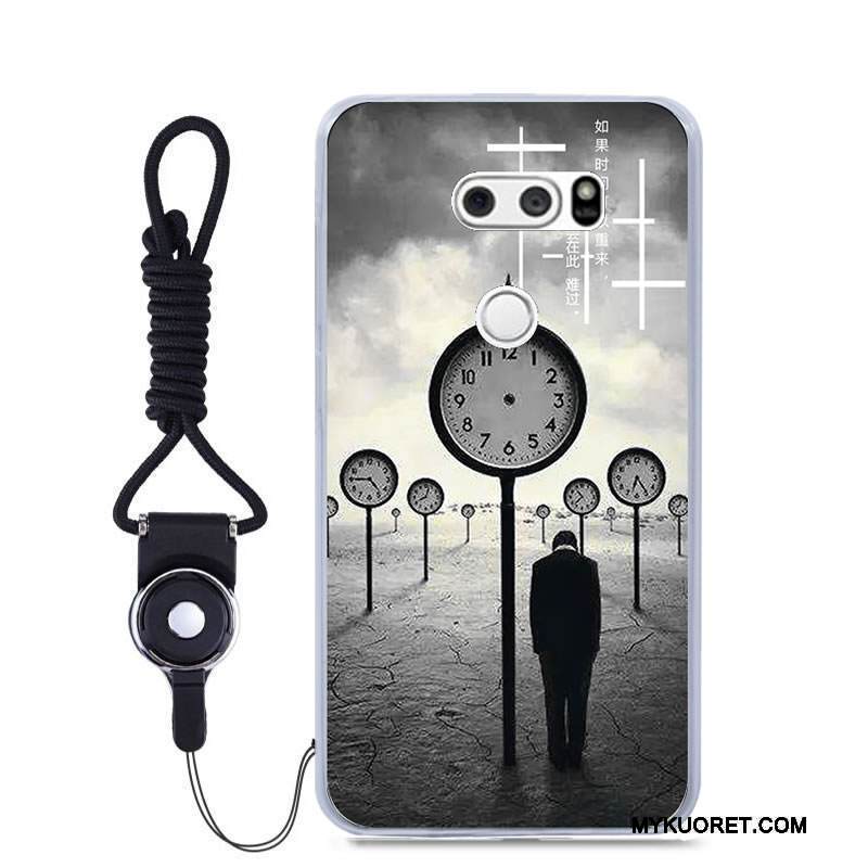 Kuori Lg V30 Sarjakuva Puhelimen Kuoret Väriset, Kotelo Lg V30 Laukut Murtumaton Trendi