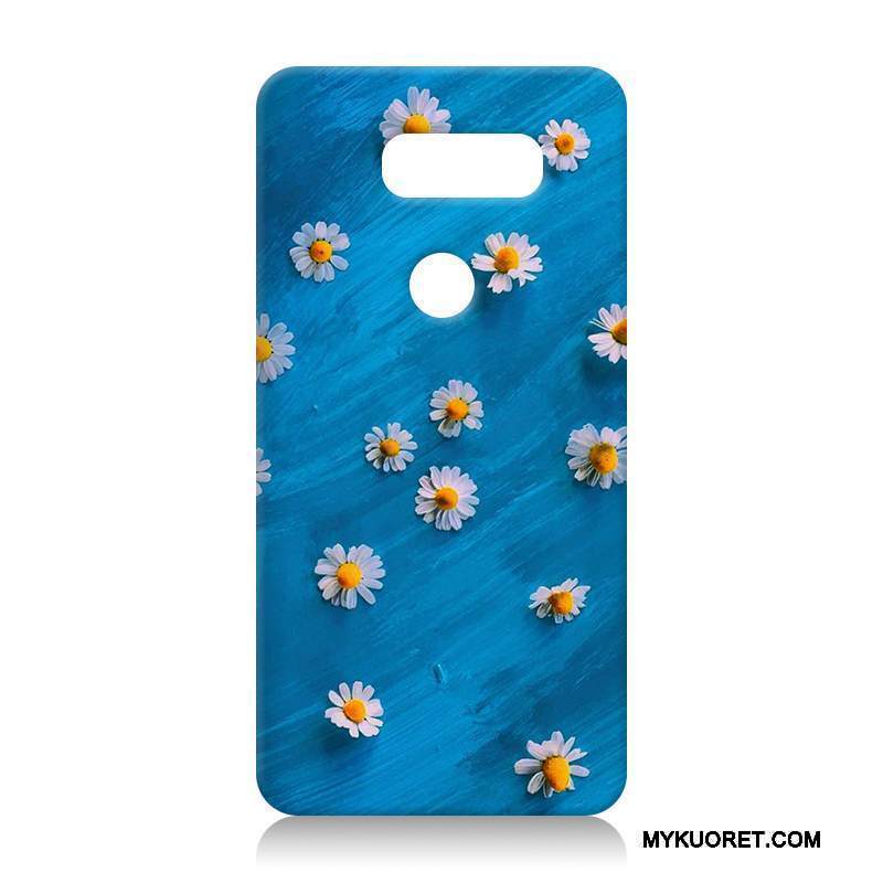 Kuori Lg V30 Silikoni Kova Valkoinen, Kotelo Lg V30 Luova Persoonallisuus Puhelimen Kuoret