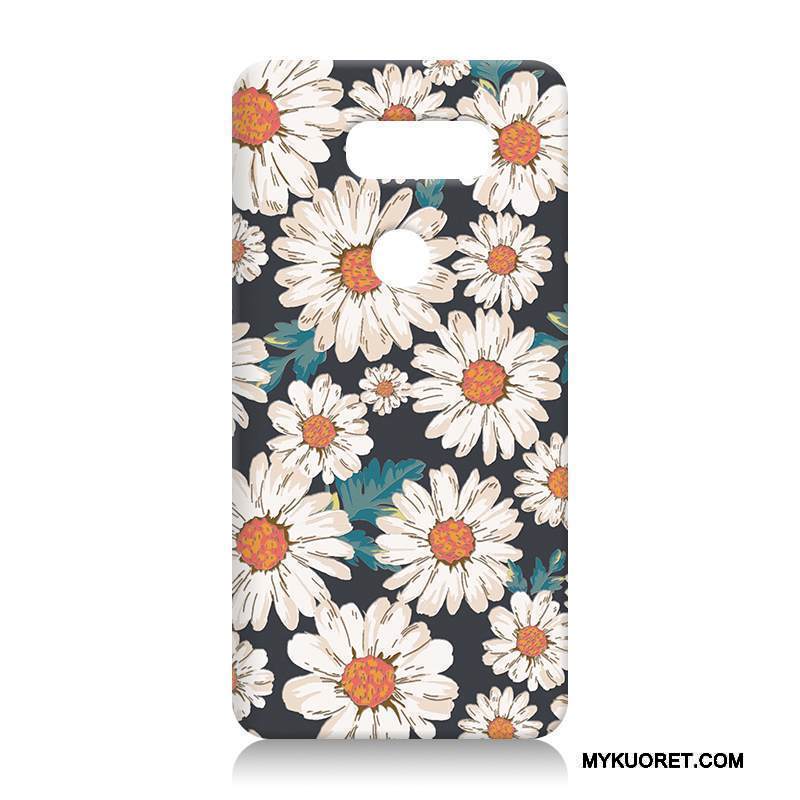 Kuori Lg V30 Silikoni Kova Valkoinen, Kotelo Lg V30 Luova Persoonallisuus Puhelimen Kuoret