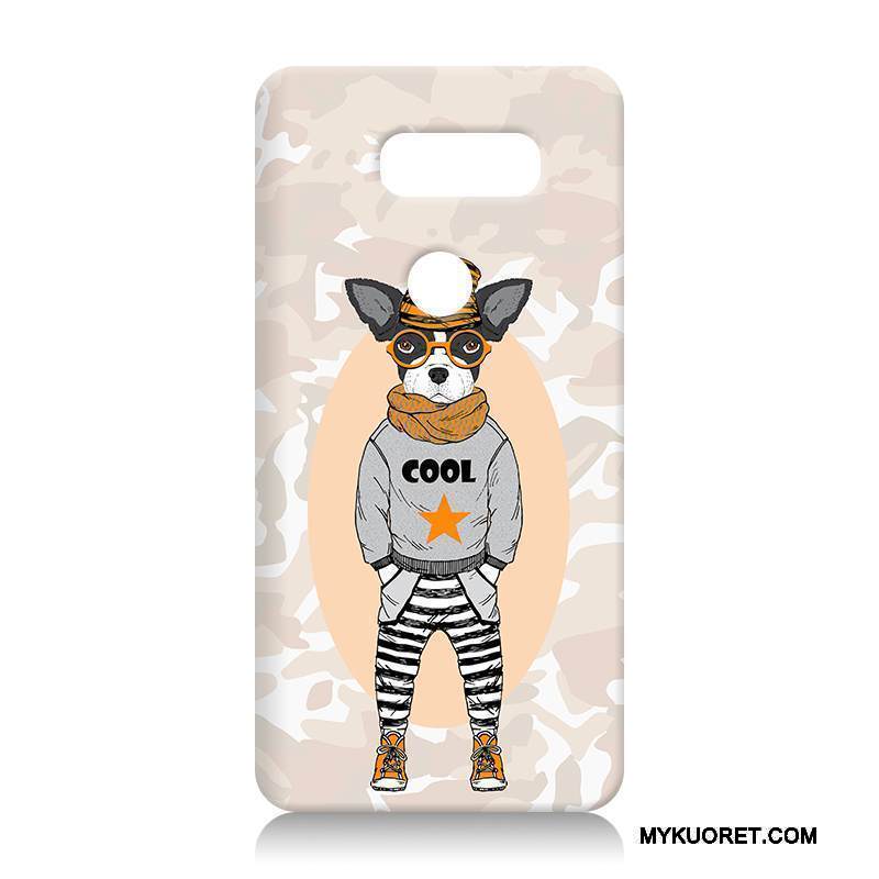 Kuori Lg V30 Silikoni Kova Valkoinen, Kotelo Lg V30 Luova Persoonallisuus Puhelimen Kuoret