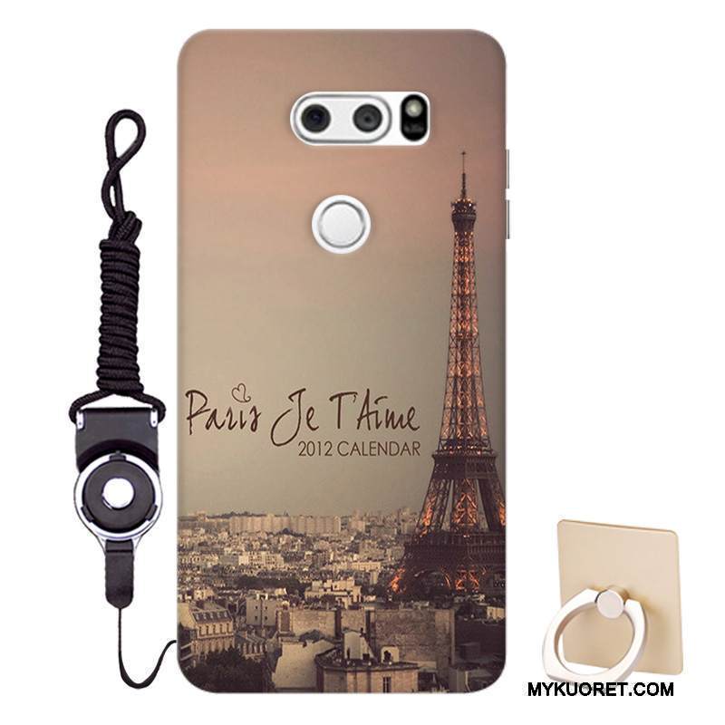 Kuori Lg V30 Silikoni Muokata Puhelimen Kuoret, Kotelo Lg V30 Sarjakuva Malli Murtumaton