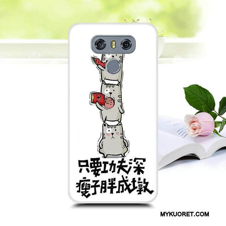 Kuori Lg V30 Silikoni Persoonallisuus Murtumaton, Kotelo Lg V30 Suojaus Puhelimen Kuoret Trendi