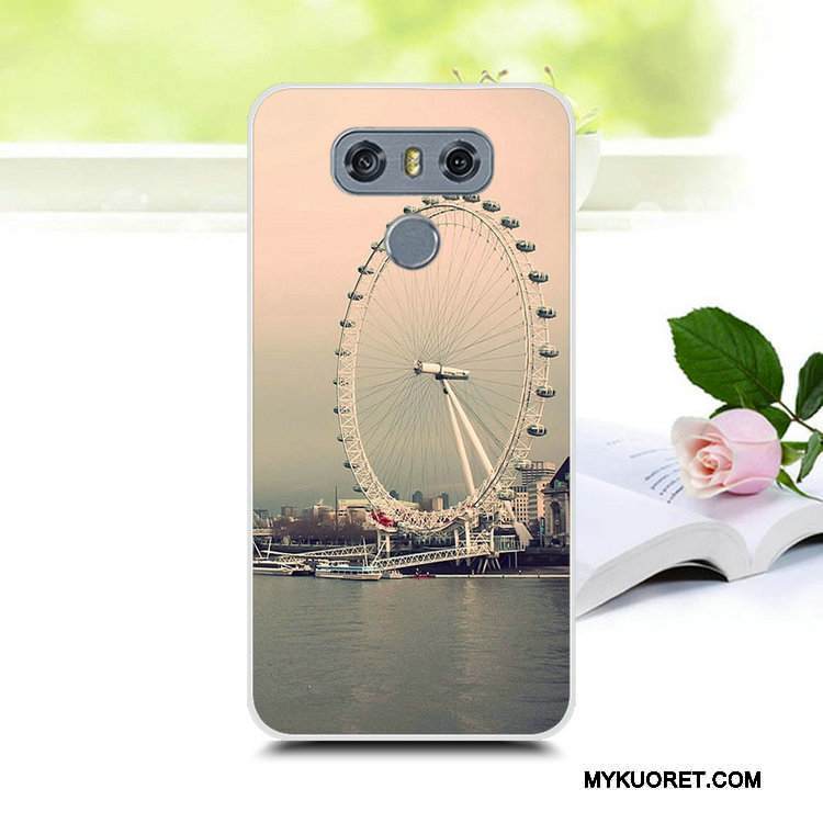 Kuori Lg V30 Silikoni Persoonallisuus Murtumaton, Kotelo Lg V30 Suojaus Puhelimen Kuoret Trendi