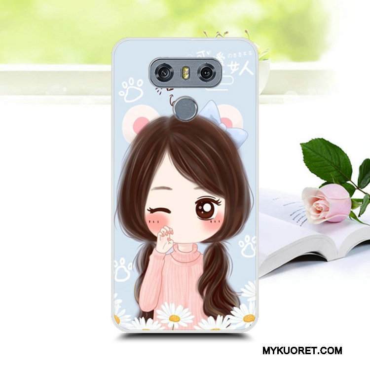 Kuori Lg V30 Silikoni Persoonallisuus Murtumaton, Kotelo Lg V30 Suojaus Puhelimen Kuoret Trendi