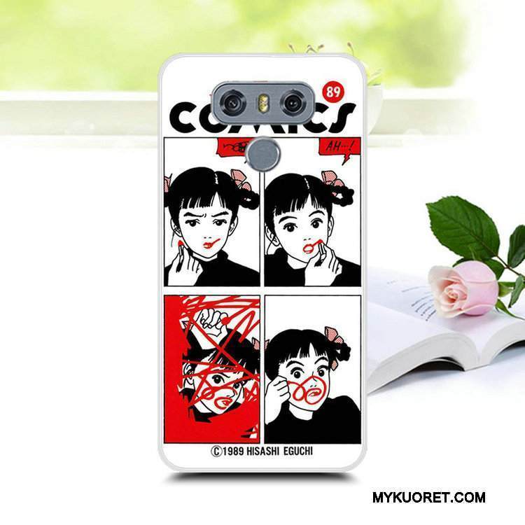 Kuori Lg V30 Silikoni Persoonallisuus Murtumaton, Kotelo Lg V30 Suojaus Puhelimen Kuoret Trendi