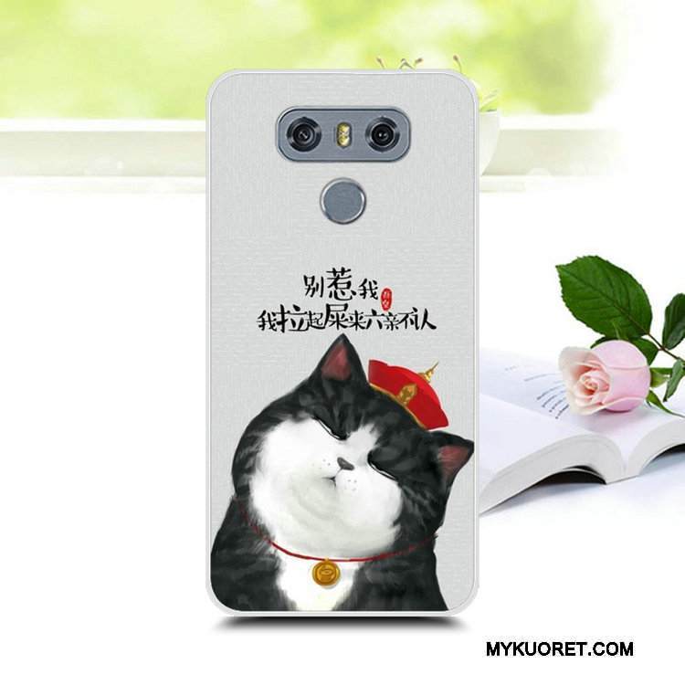 Kuori Lg V30 Silikoni Persoonallisuus Murtumaton, Kotelo Lg V30 Suojaus Puhelimen Kuoret Trendi