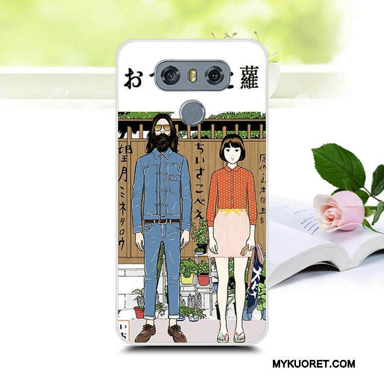 Kuori Lg V30 Silikoni Persoonallisuus Murtumaton, Kotelo Lg V30 Suojaus Puhelimen Kuoret Trendi