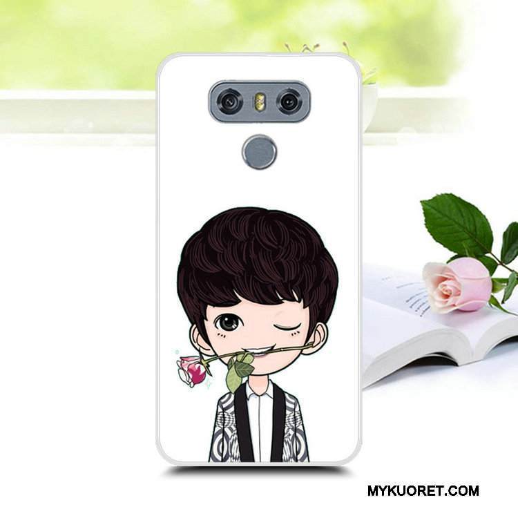 Kuori Lg V30 Silikoni Persoonallisuus Murtumaton, Kotelo Lg V30 Suojaus Puhelimen Kuoret Trendi