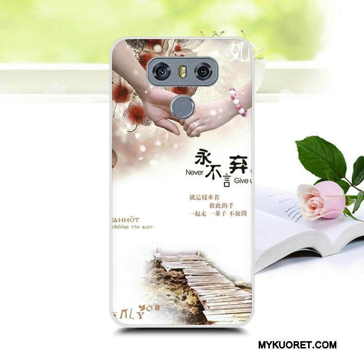 Kuori Lg V30 Silikoni Persoonallisuus Murtumaton, Kotelo Lg V30 Suojaus Puhelimen Kuoret Trendi