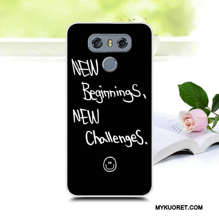 Kuori Lg V30 Silikoni Persoonallisuus Murtumaton, Kotelo Lg V30 Suojaus Puhelimen Kuoret Trendi