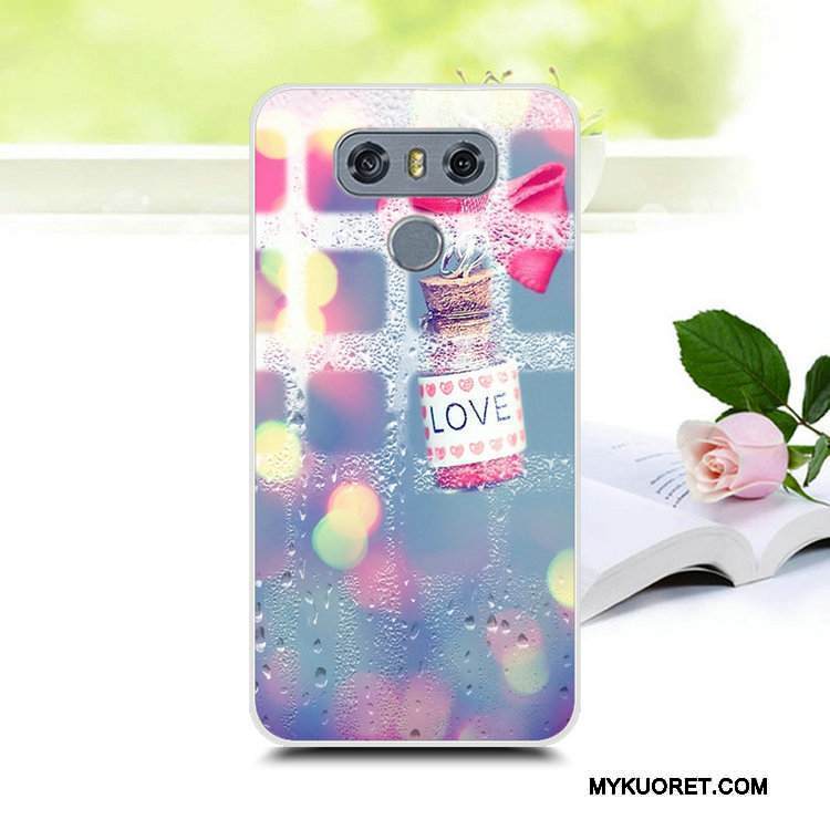 Kuori Lg V30 Silikoni Persoonallisuus Murtumaton, Kotelo Lg V30 Suojaus Puhelimen Kuoret Trendi