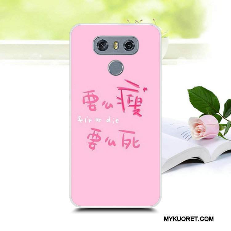 Kuori Lg V30 Silikoni Persoonallisuus Murtumaton, Kotelo Lg V30 Suojaus Puhelimen Kuoret Trendi