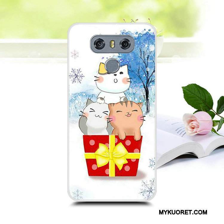 Kuori Lg V30 Silikoni Persoonallisuus Murtumaton, Kotelo Lg V30 Suojaus Puhelimen Kuoret Trendi