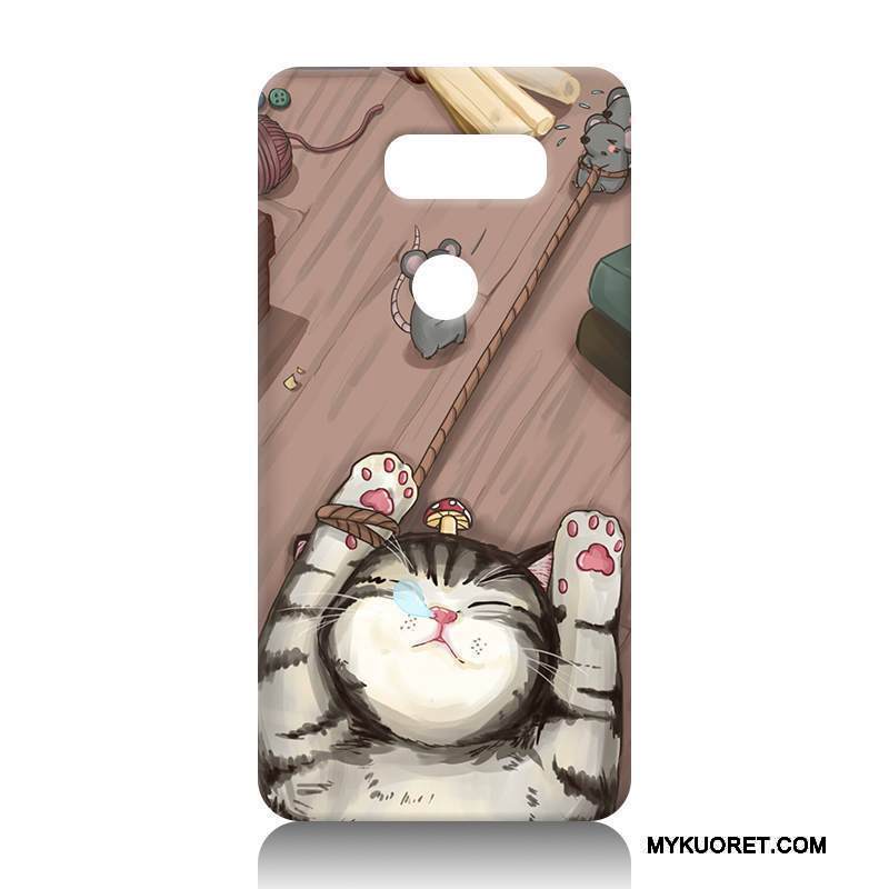 Kuori Lg V30 Silikoni Persoonallisuus Puhelimen Kuoret, Kotelo Lg V30 Laukut Valkoinen Murtumaton