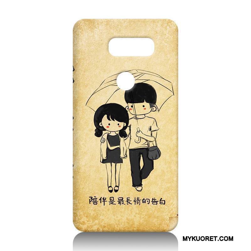 Kuori Lg V30 Silikoni Persoonallisuus Puhelimen Kuoret, Kotelo Lg V30 Laukut Valkoinen Murtumaton