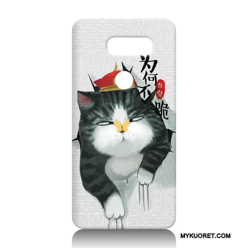 Kuori Lg V30 Silikoni Persoonallisuus Puhelimen Kuoret, Kotelo Lg V30 Laukut Valkoinen Murtumaton