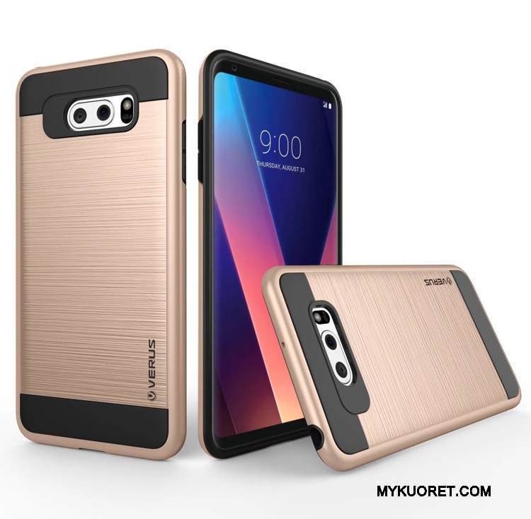 Kuori Lg V30 Suojaus Puhelimen Kuoret Johdin, Kotelo Lg V30 Laukut Rengas Yksinkertainen