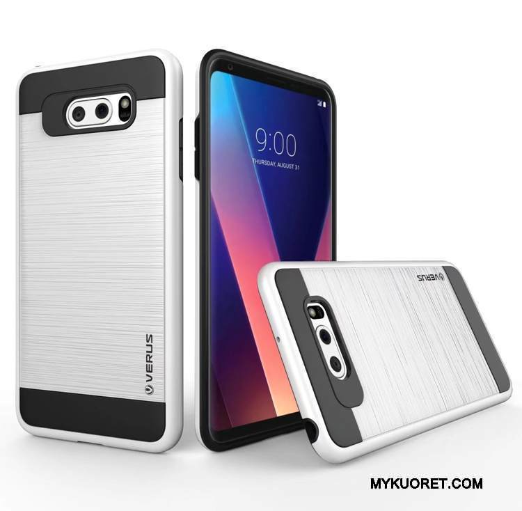 Kuori Lg V30 Suojaus Puhelimen Kuoret Johdin, Kotelo Lg V30 Laukut Rengas Yksinkertainen