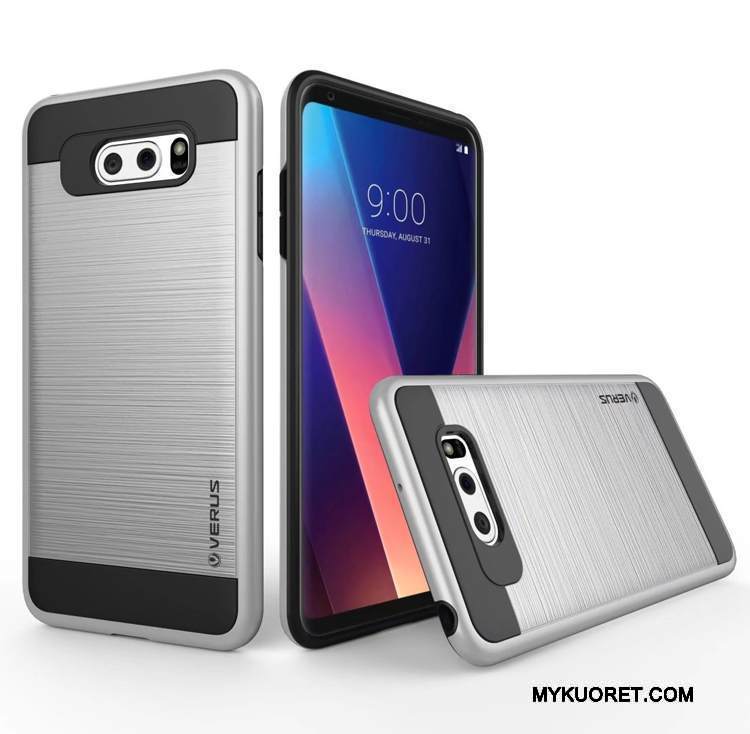 Kuori Lg V30 Suojaus Puhelimen Kuoret Johdin, Kotelo Lg V30 Laukut Rengas Yksinkertainen