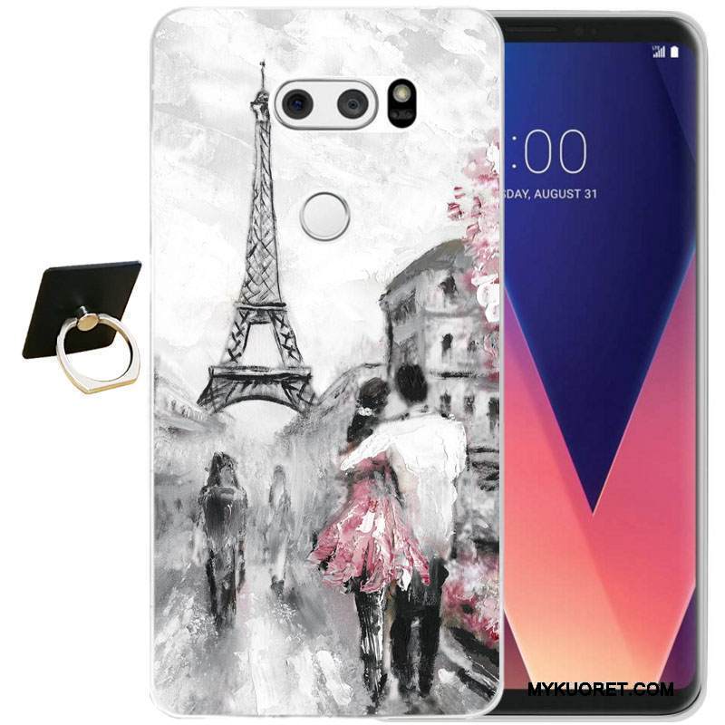 Kuori Lg V30 Suojaus Puhelimen Kuoret Musta, Kotelo Lg V30 Laukut